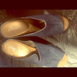 Aerosols Denim Mules